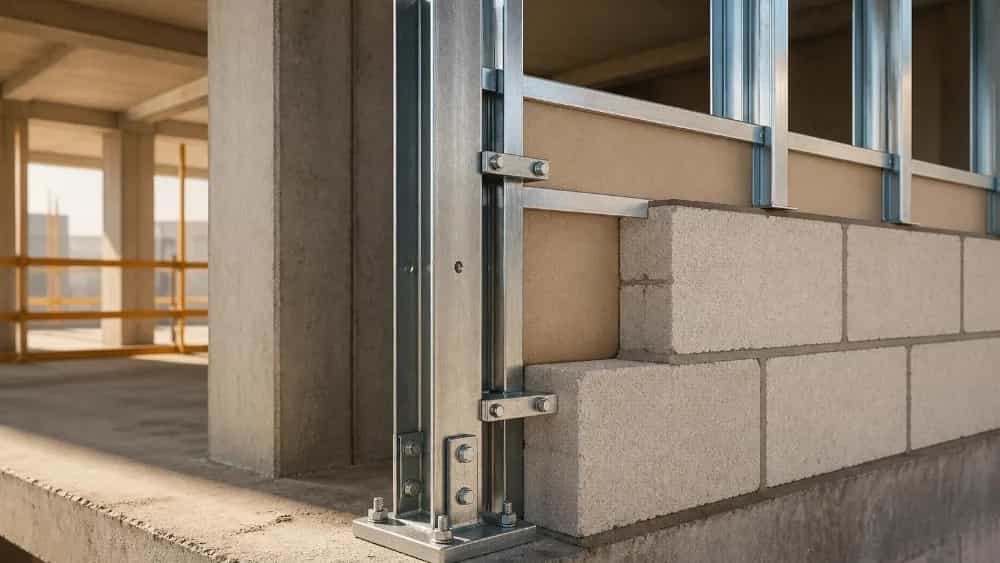 نصب والپست منقطع در پروژه های ساختمانی